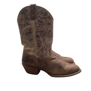 Dingo Cowboy Boots oil heat & slip resistant‎ Distressed Leather size 10D